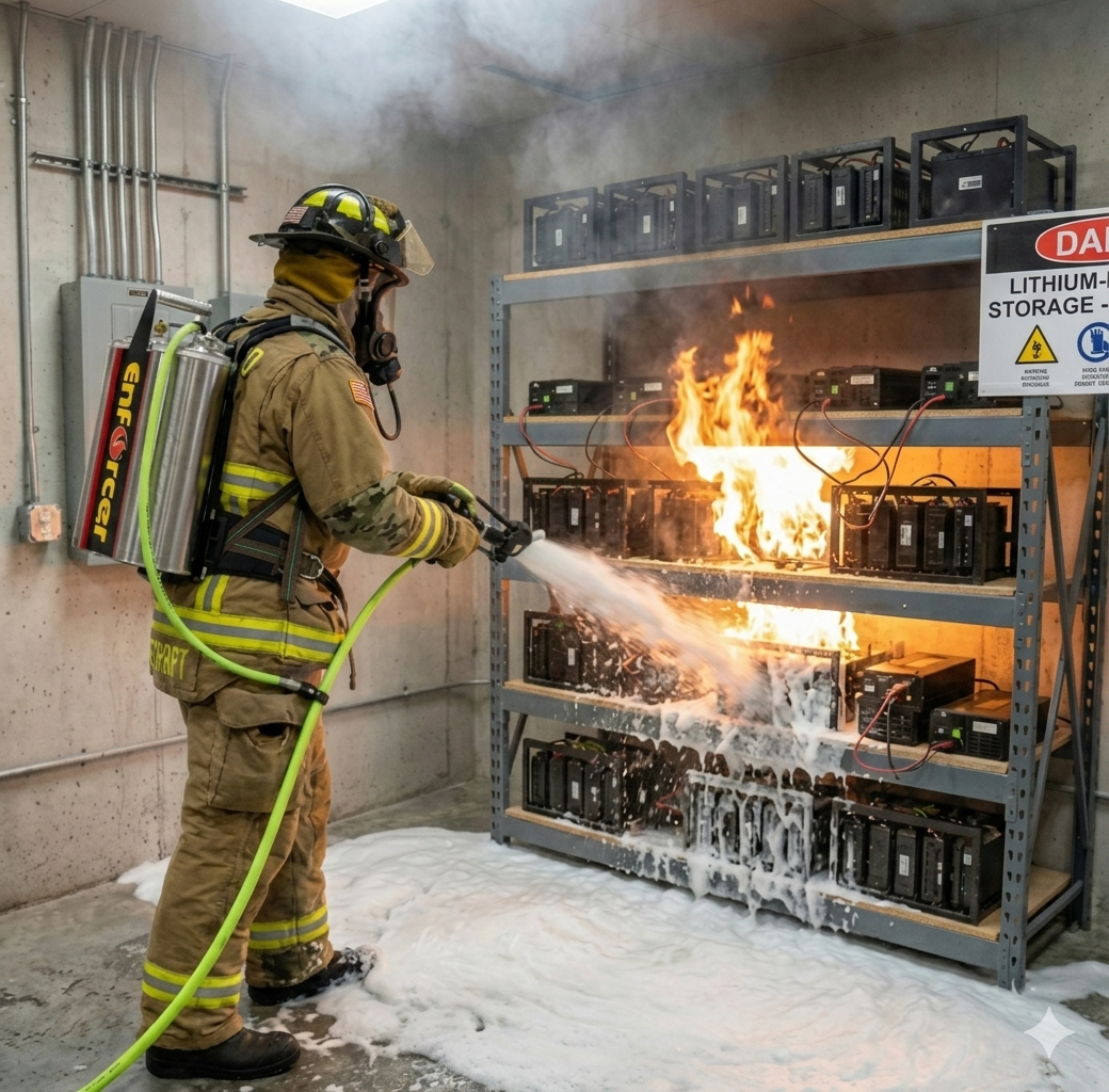 Lithium ion fire suppression in dubai